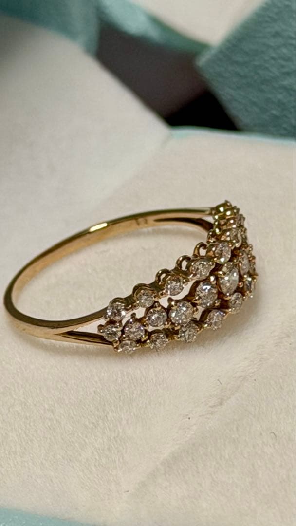 K18 ダイヤモンド リング