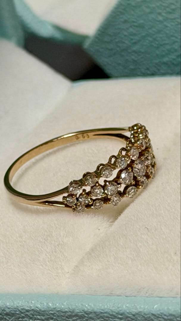 K18 ダイヤモンド リング