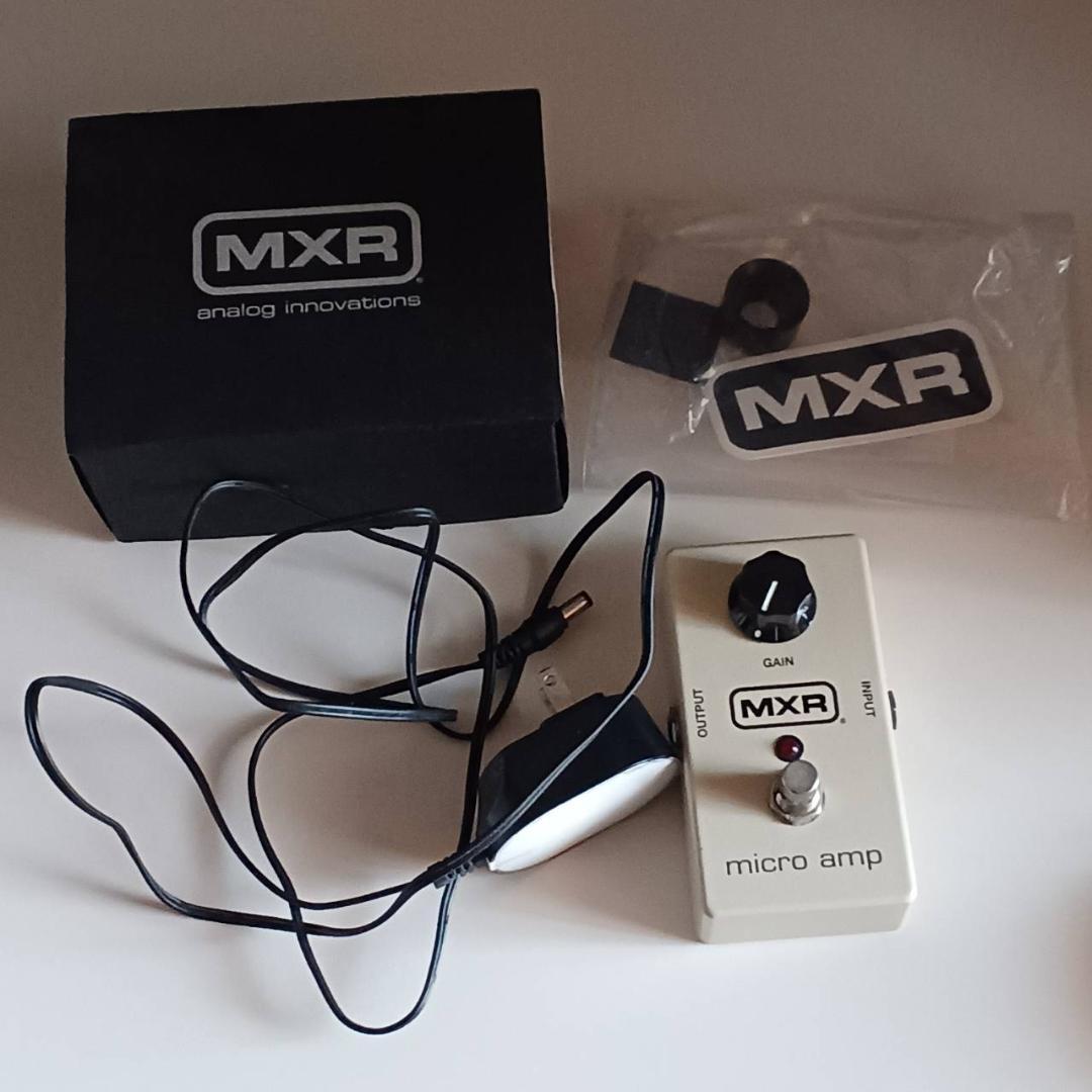最終値引き ほぼ未使用美品 MXR micro amp 電源 箱付き