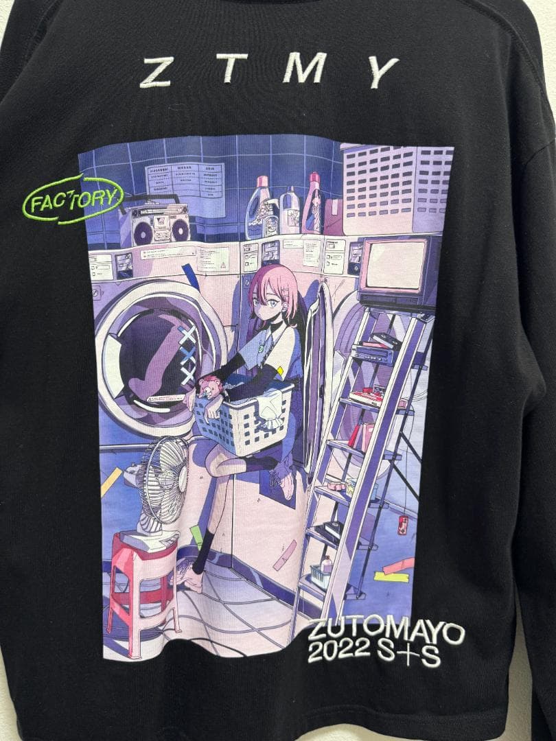 ZUTOMAYO HP TOP ロンT（ブラック） ずとまよ