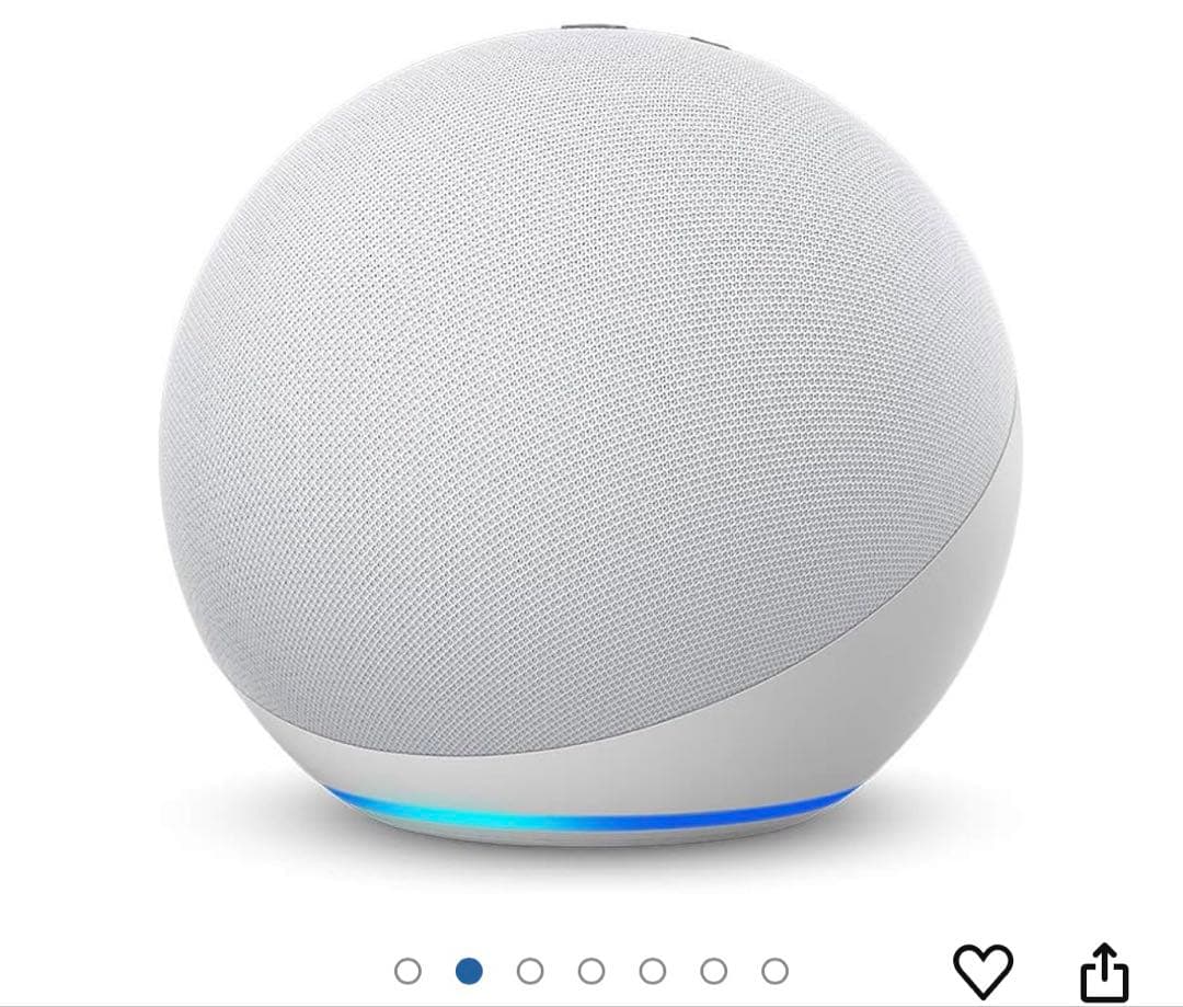 【極美品】Amazon echo 第4世代スマートスピーカー￼ ×Alexa