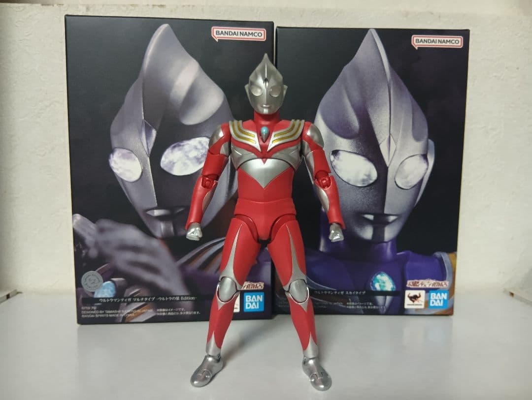 S.H.Figuarts 真骨彫 ウルトラマンティガ 3タイプセット