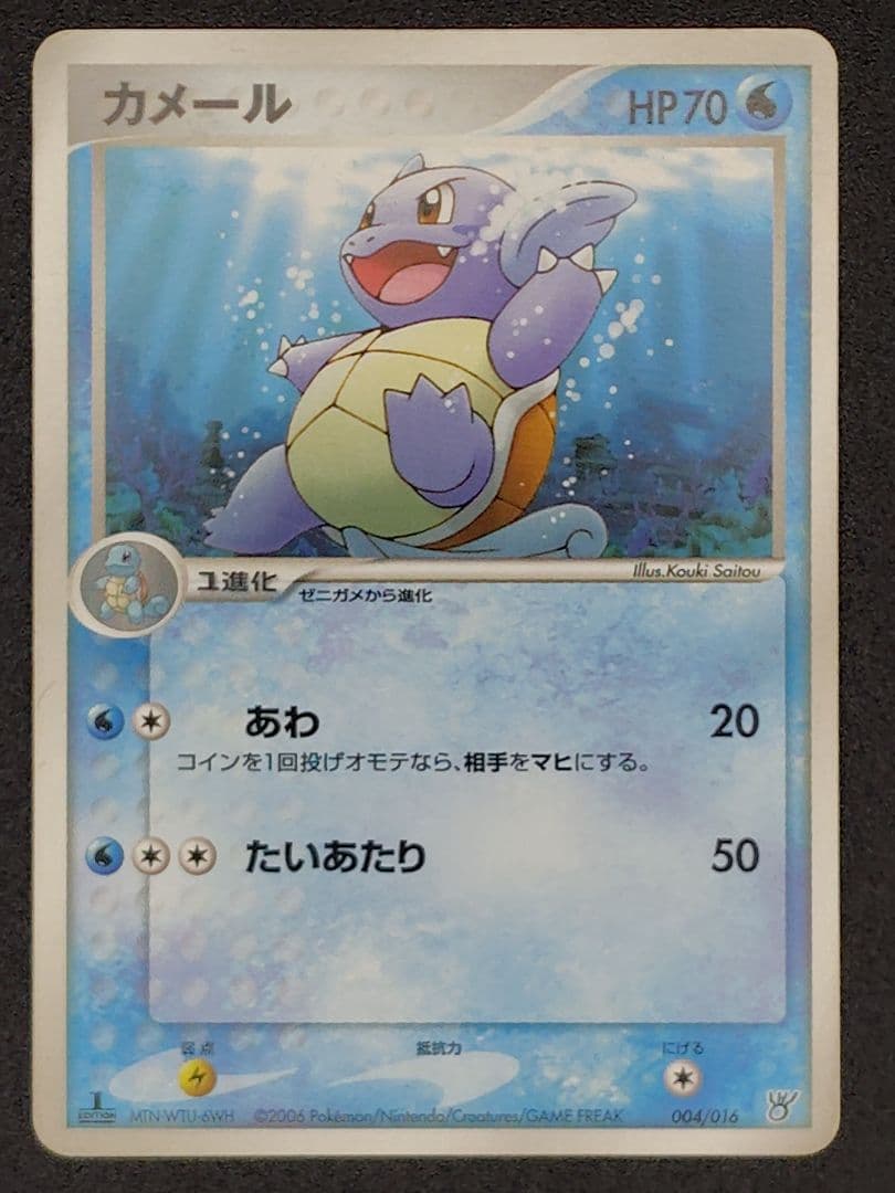 ゼニガメ＆カメール９枚セット　ゼニガメAR,わるいカメール 旧裏など