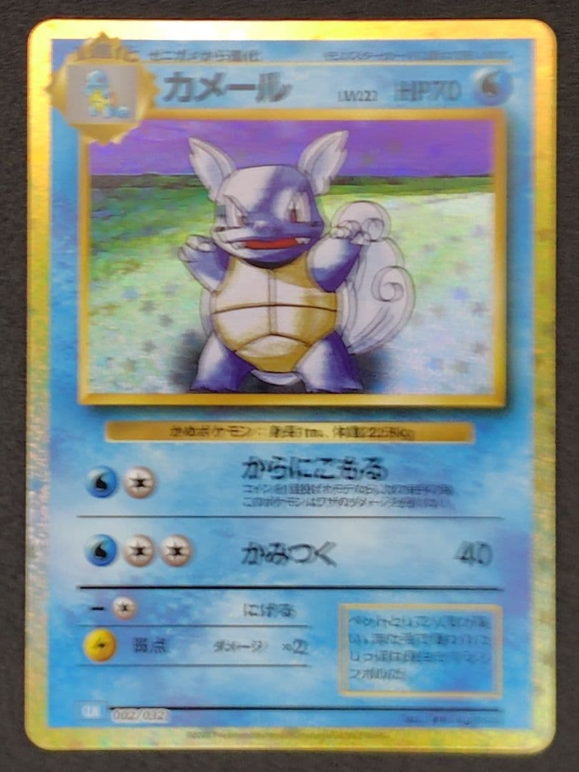 ゼニガメ＆カメール９枚セット　ゼニガメAR,わるいカメール 旧裏など