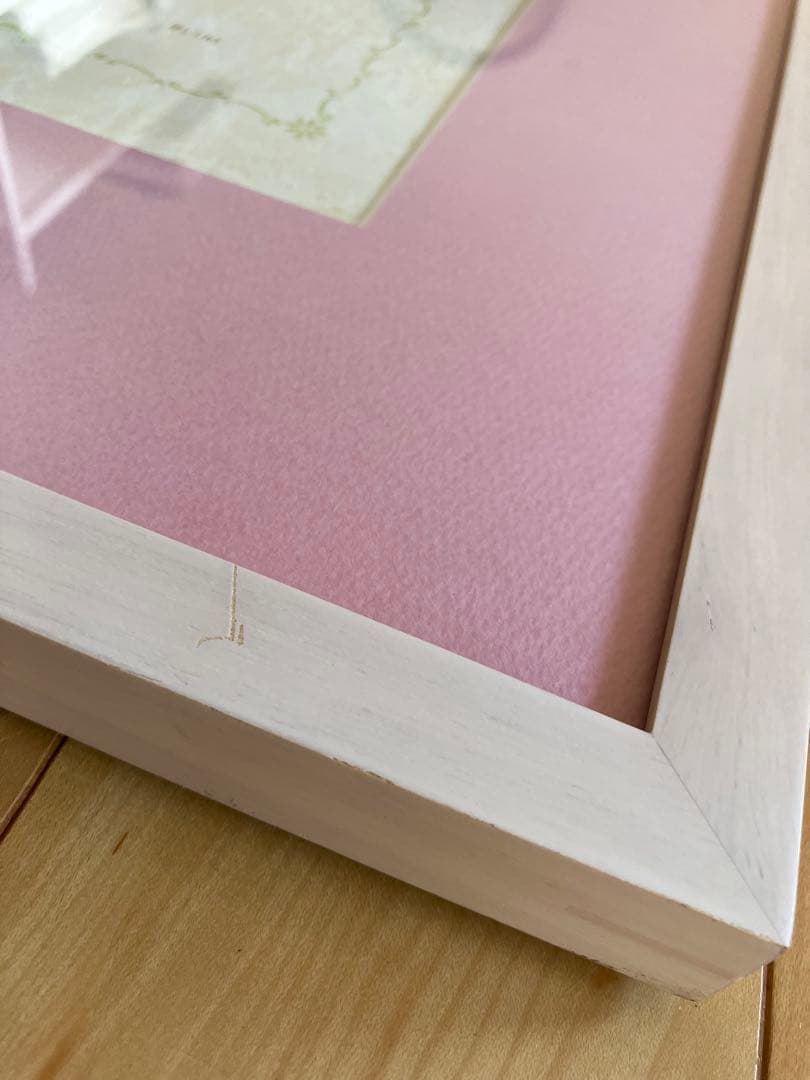 【アートフレーム】シェリーブラム絵画ポスター勿忘草ワスレナグサ モデルルーム展示