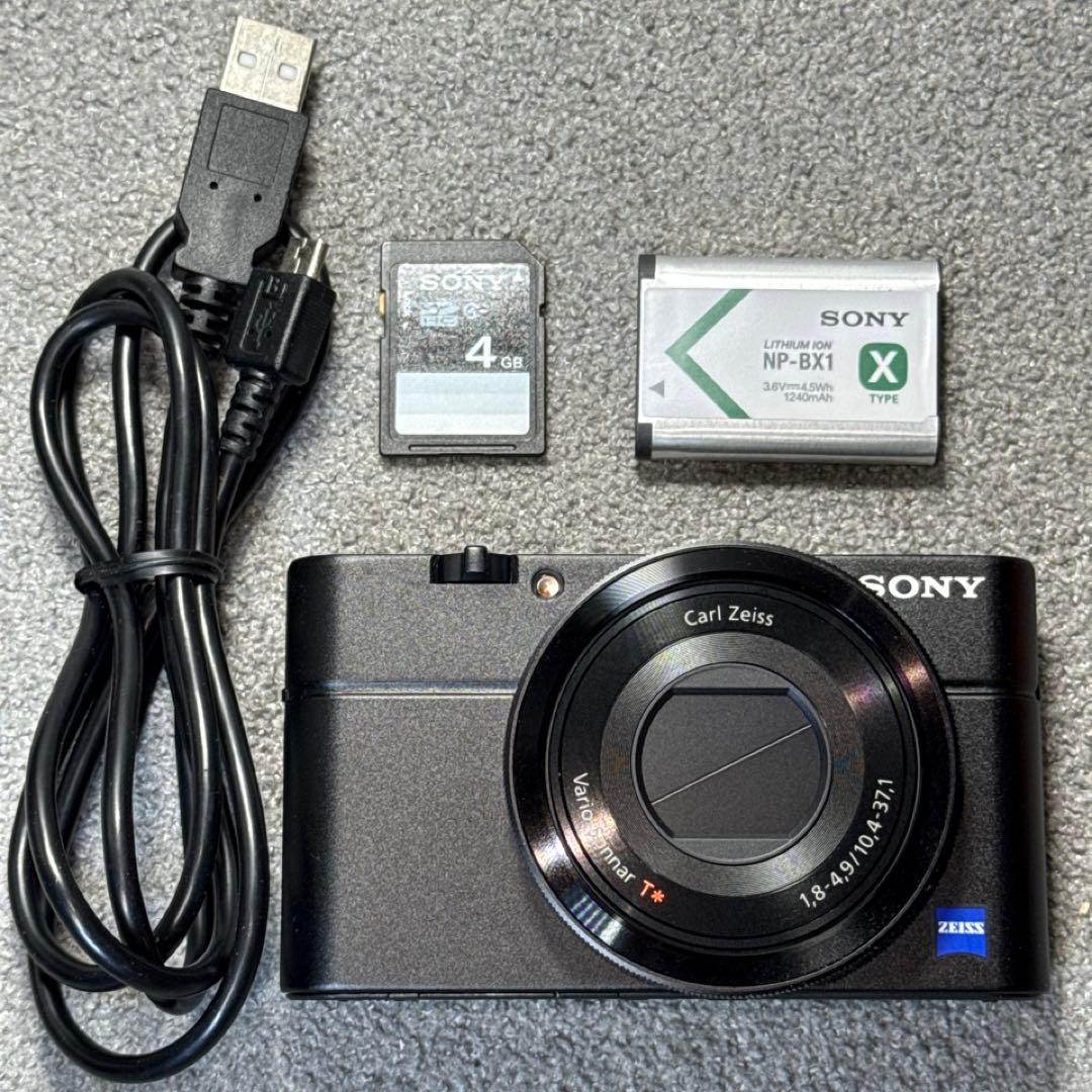 ☆動作OK SONY DSC-RX100 USBケーブル付き
