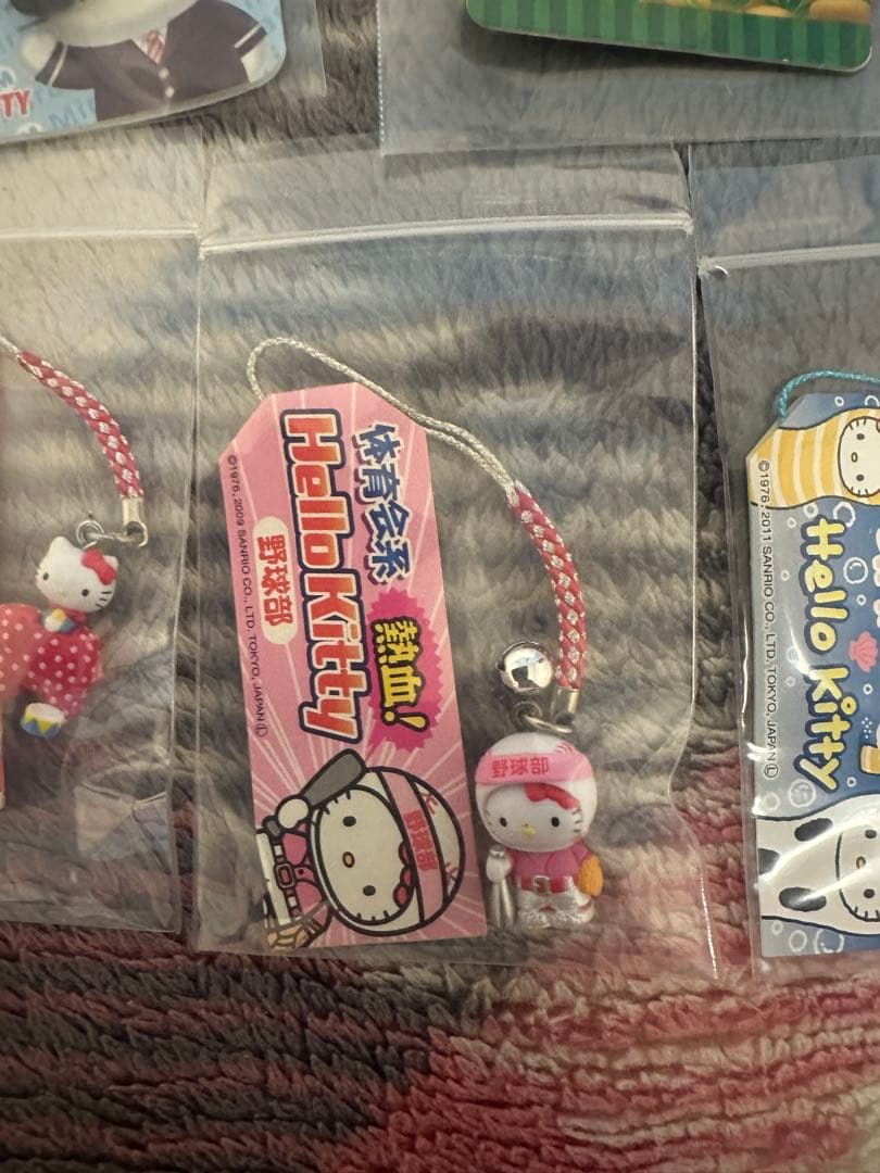 ハローキティ キャラクター ストラップ セット W4