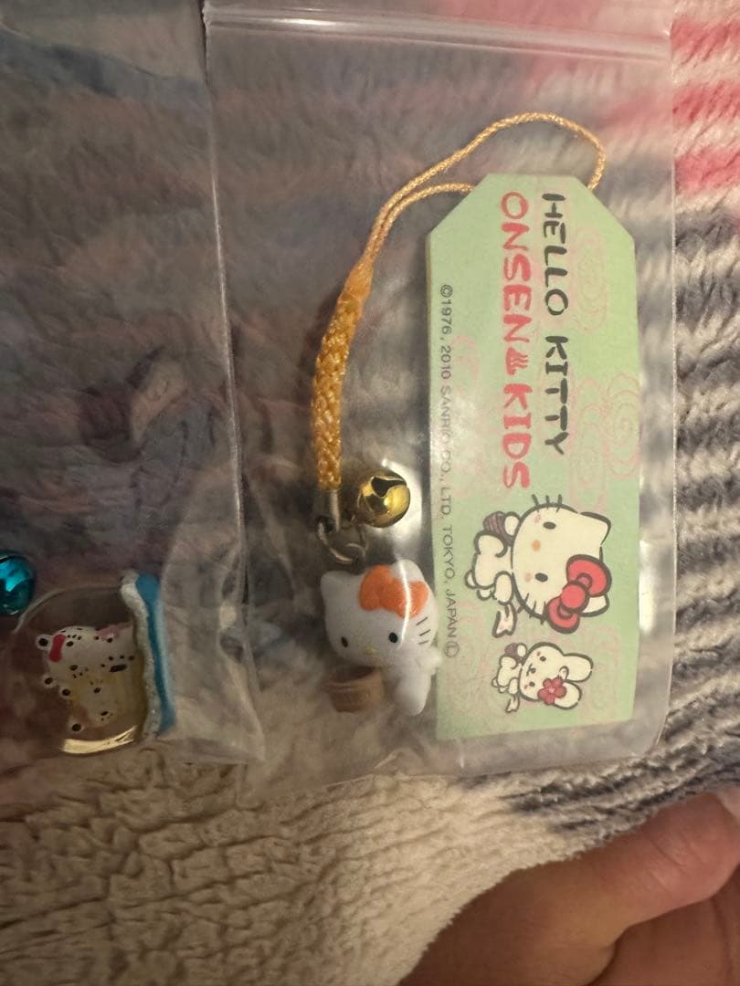 ハローキティ キャラクター ストラップ セット W4