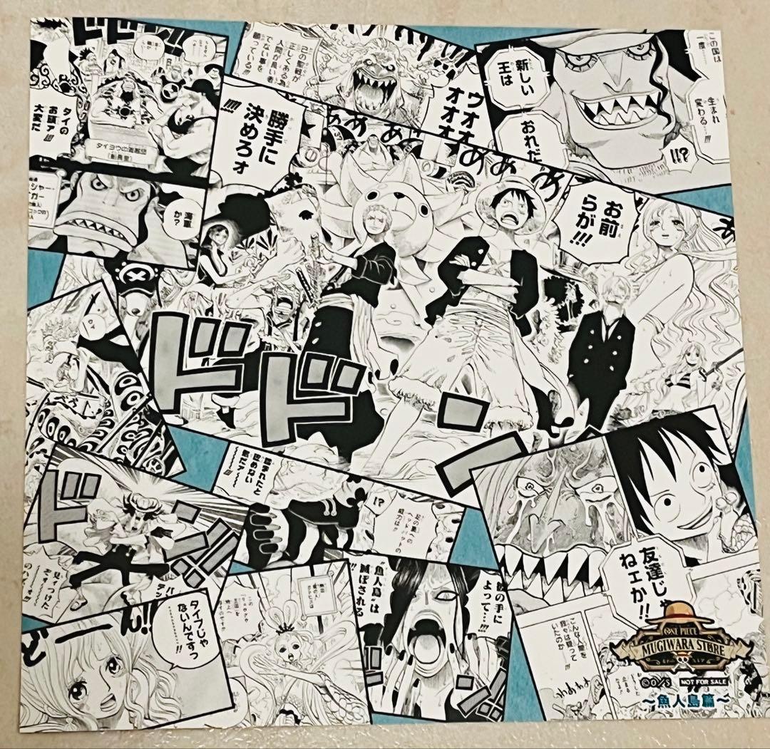 麦わらストア限定 ワンピース イラストシート バースデーセレブレーション 1周年