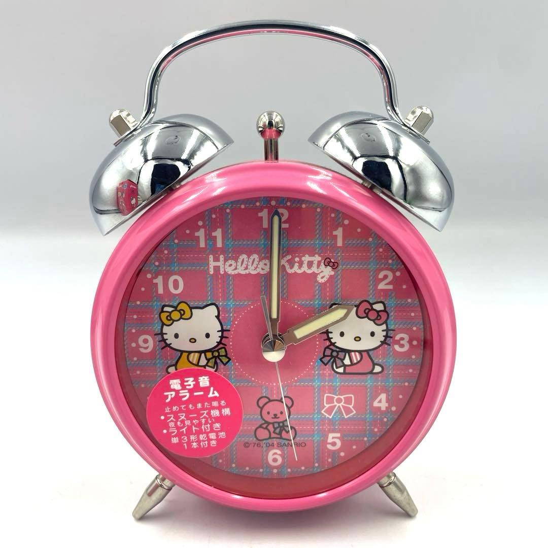 希少⭐️未使用⭐️激レア⭐️ハローキティ⭐️目覚まし時計⭐️2004年⭐️レトロ