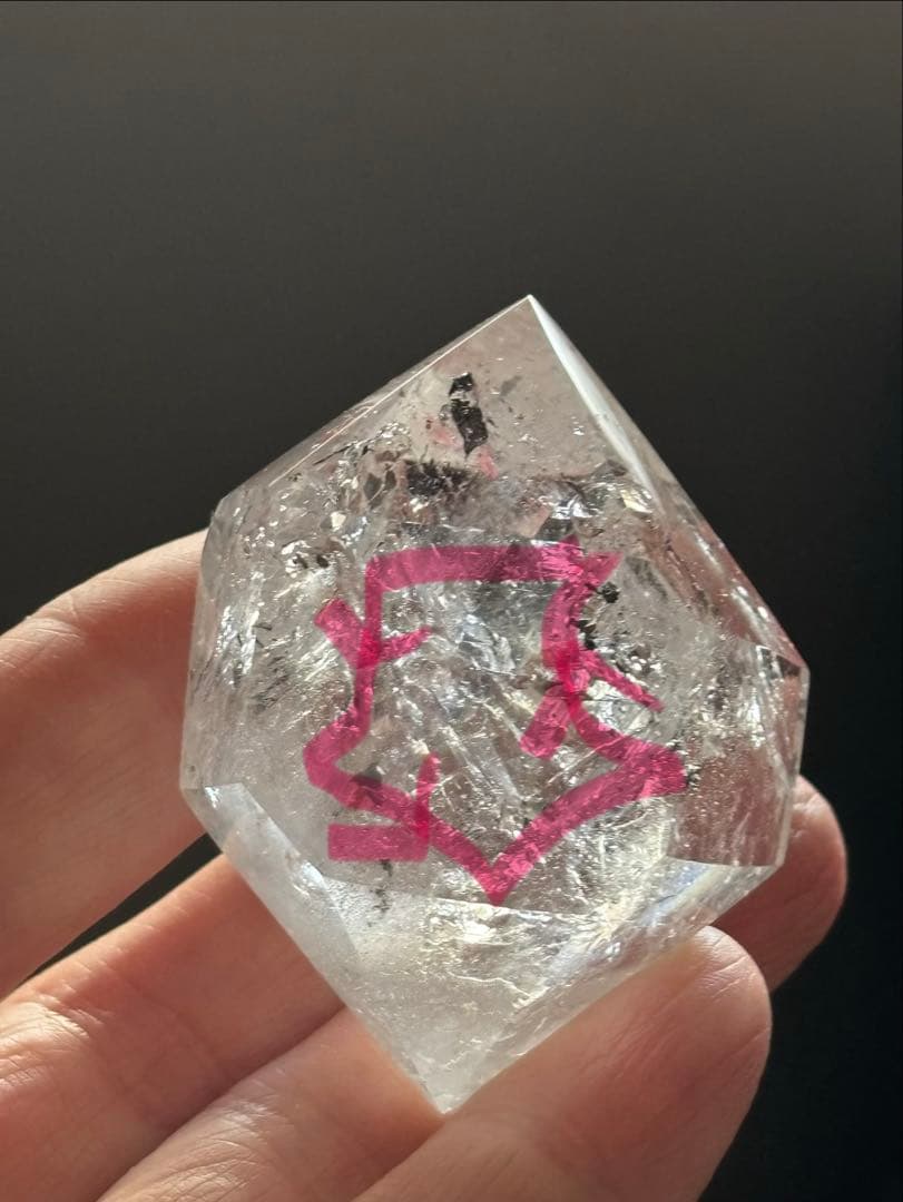 水入り水晶　行動範囲広い　エンハイドロ　透明度高い　65g 天然石