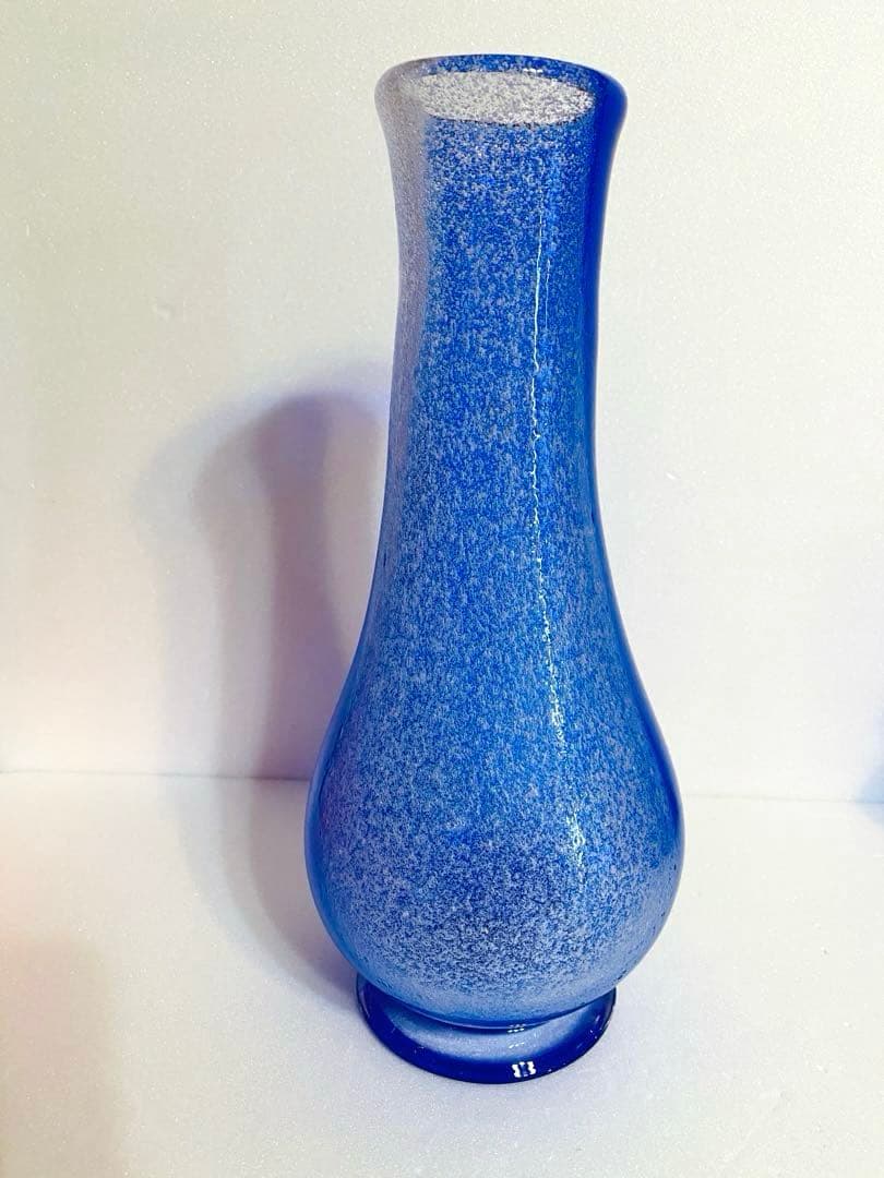 琉球ガラス　泡入り花瓶・泡入りグラス✖️5