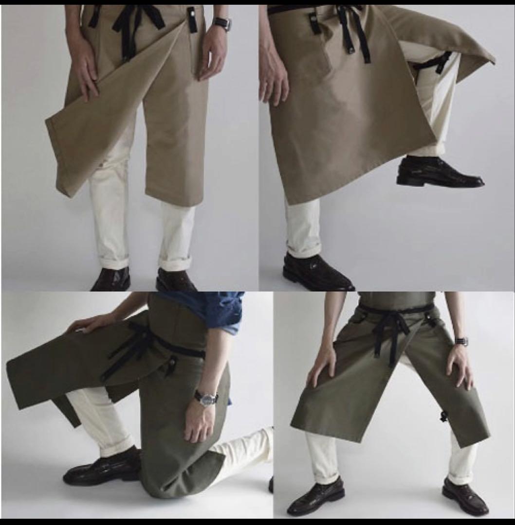 未使用　ASTRUCT エプロン ベージュ　メンズ