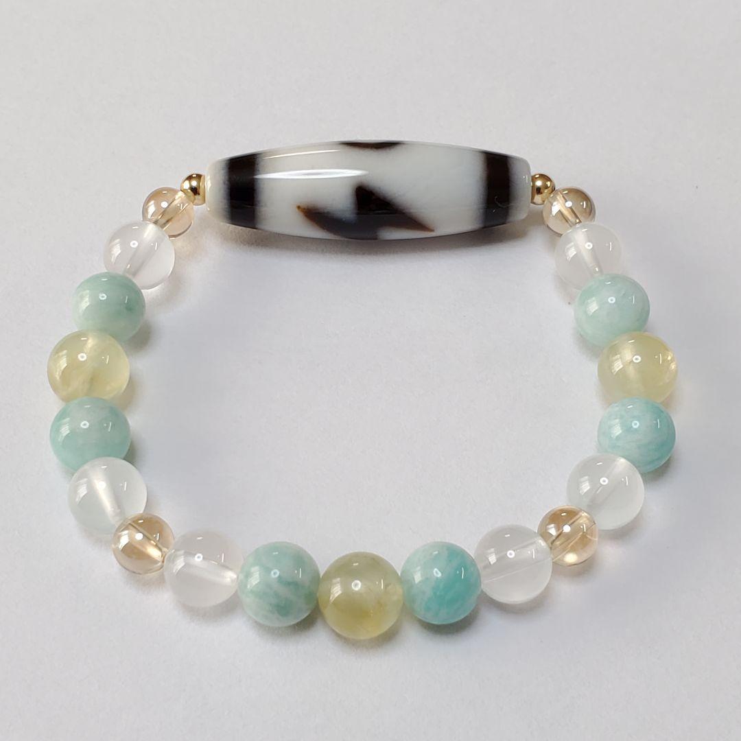 【一点のみ！】至純閃電五眼天珠 ブレスレット