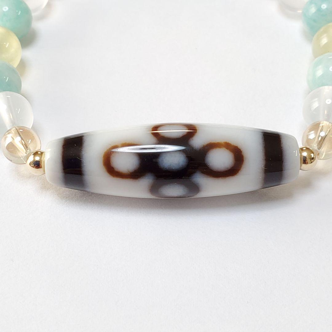 【一点のみ！】至純閃電五眼天珠 ブレスレット