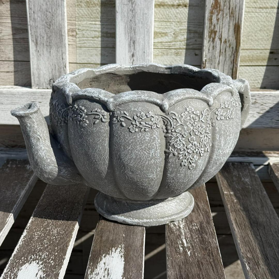 ポット 植木鉢 ティーポット プランター グラスファイバー 鉢 ガーデニング