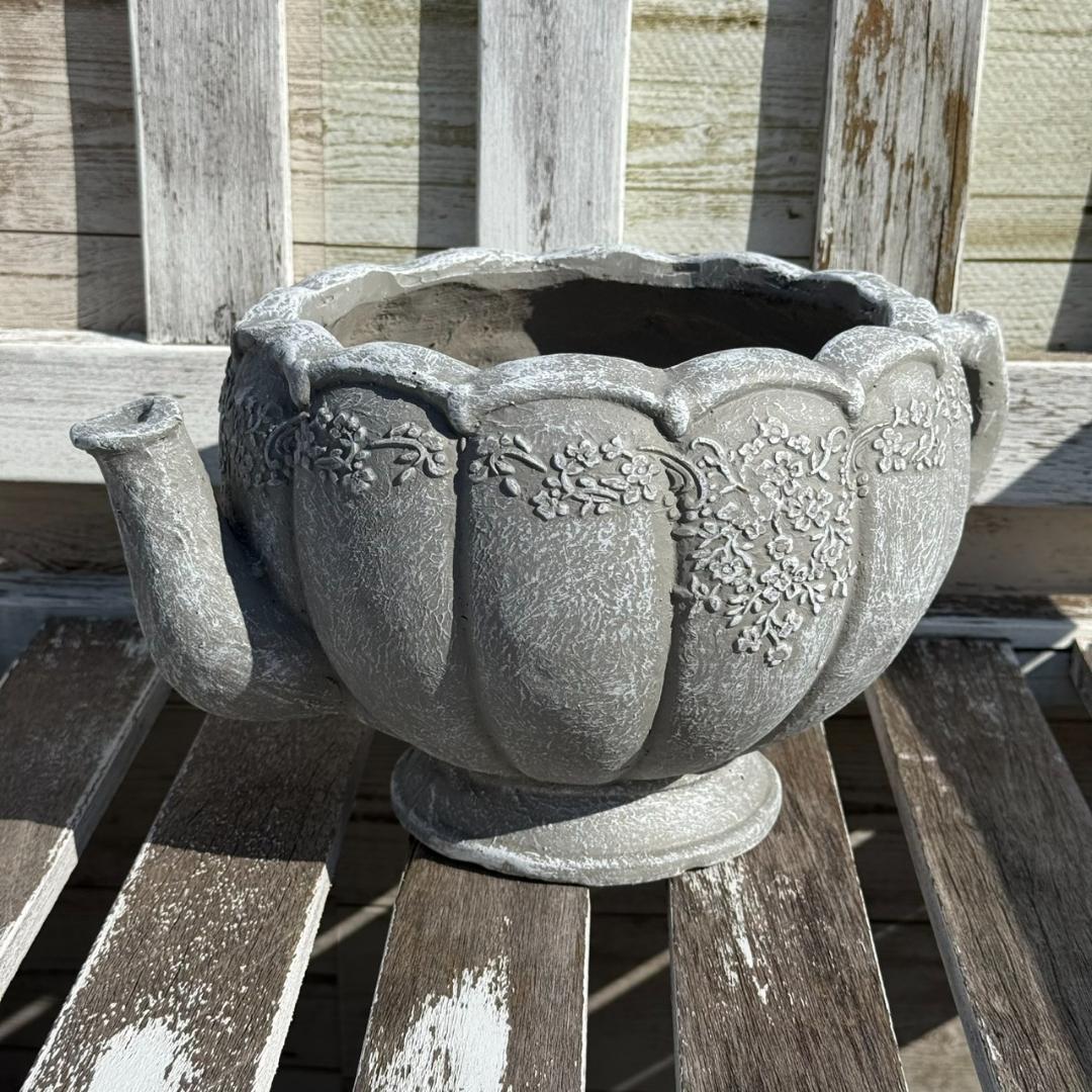 ポット 植木鉢 ティーポット プランター グラスファイバー 鉢 ガーデニング