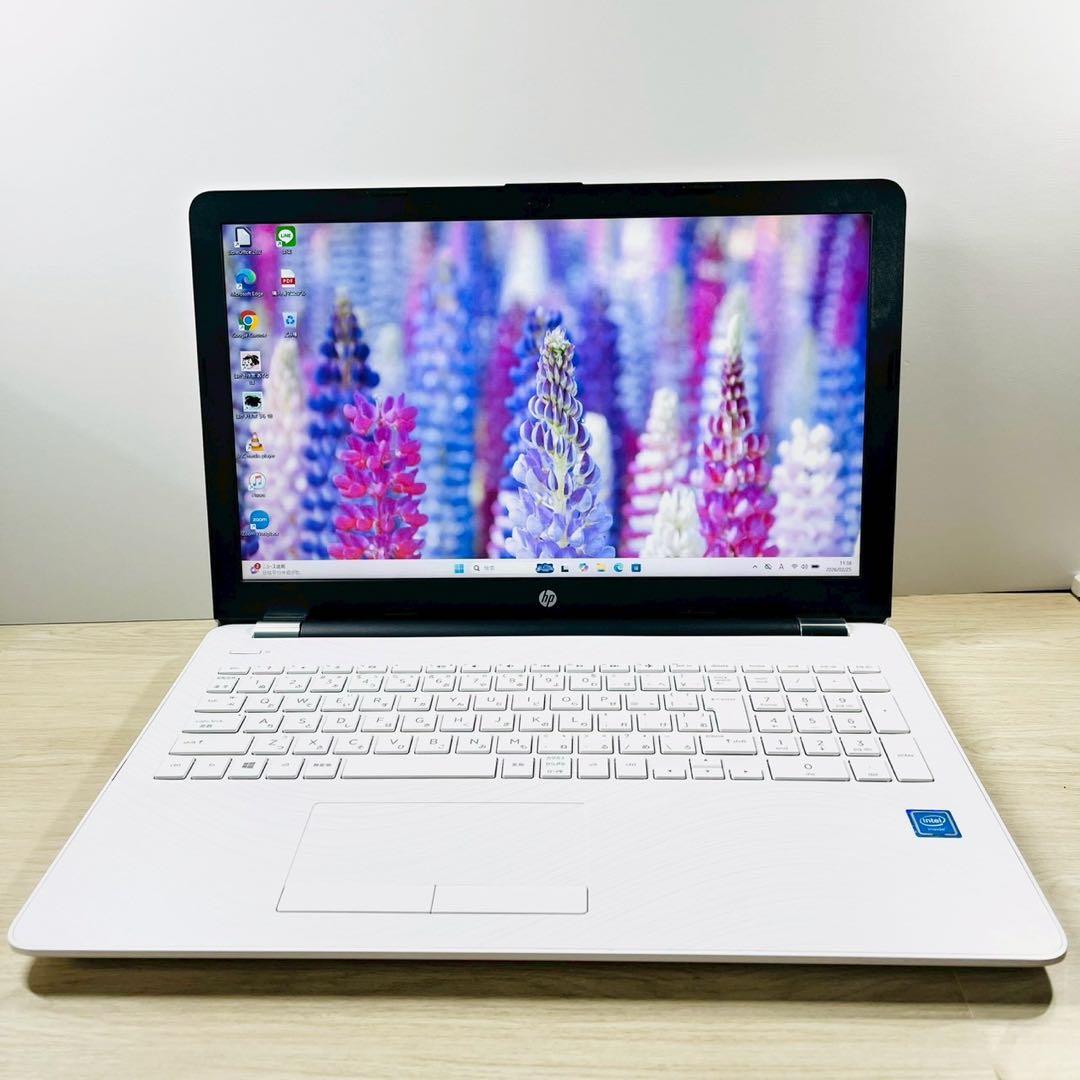 【お買い得】✨ホワイト ノートパソコン フルHD✨DVD カメラ win11