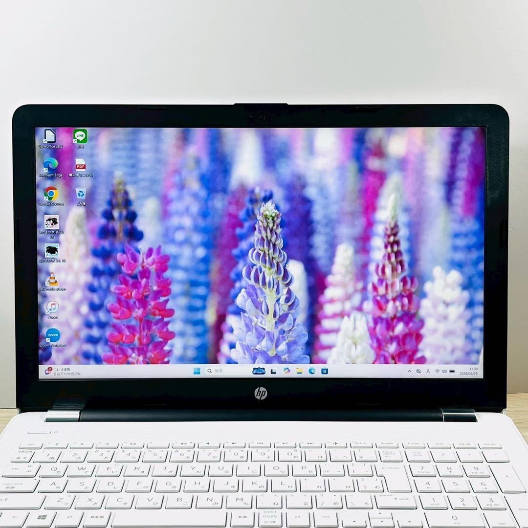 【お買い得】✨ホワイト ノートパソコン フルHD✨DVD カメラ win11