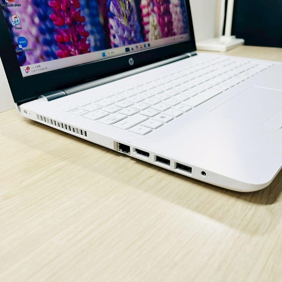 【お買い得】✨ホワイト ノートパソコン フルHD✨DVD カメラ win11