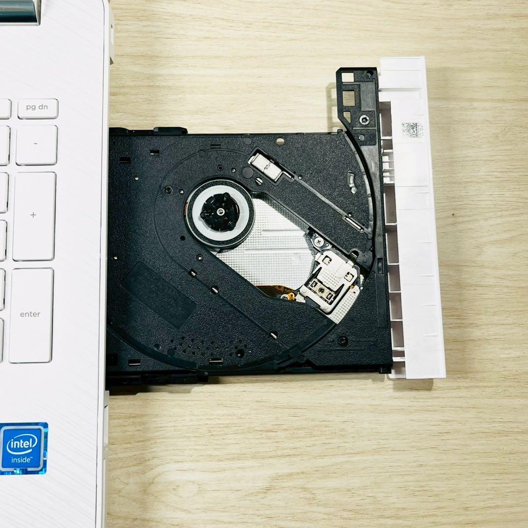 【お買い得】✨ホワイト ノートパソコン フルHD✨DVD カメラ win11
