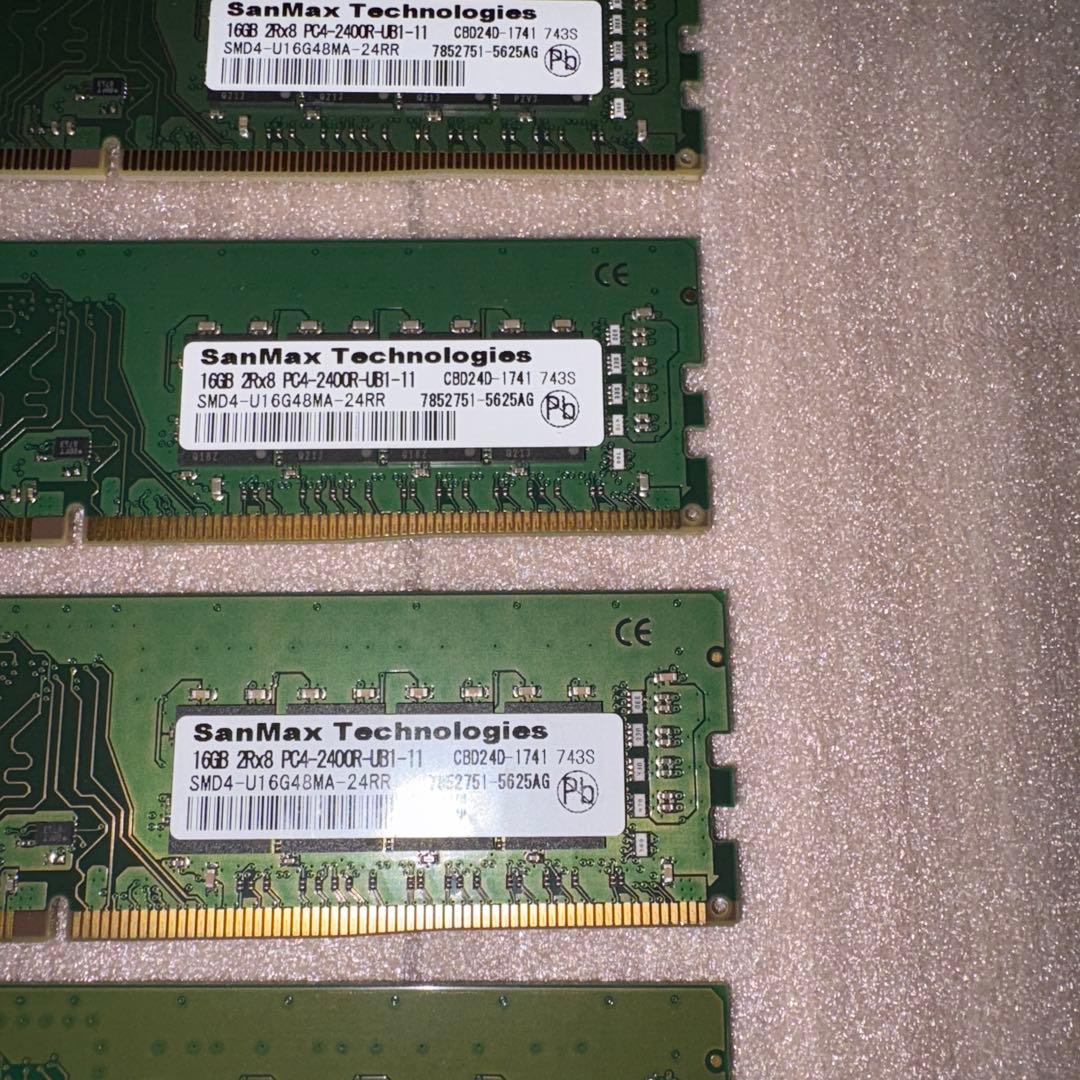SanMax 16GB PC4-2400R 4枚セット