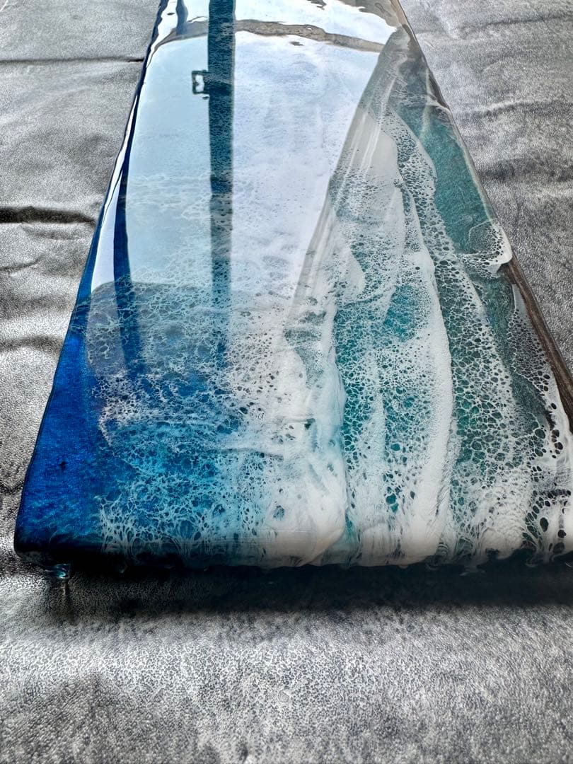 【45×15㎝】海　レジンアート　オーシャンアート①