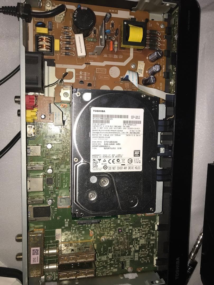 全録　d-m430 2TB換装 動作確認済み　やや難あり