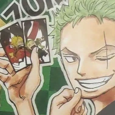 ONE PIECE 缶バッジ 花札 【ロロノア・ゾロ】 ジャンプフェスタ