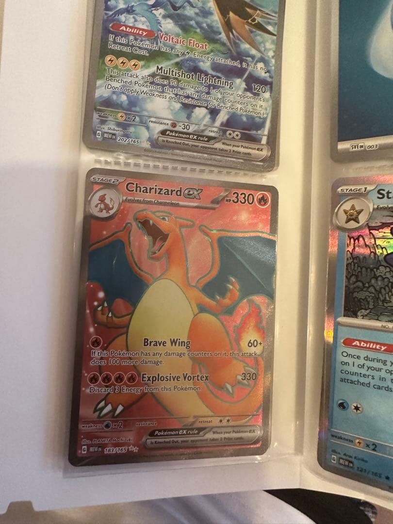 買*う様 デ*ー様 サンダーex リザードンex 英語版　その他カード＋ファイル