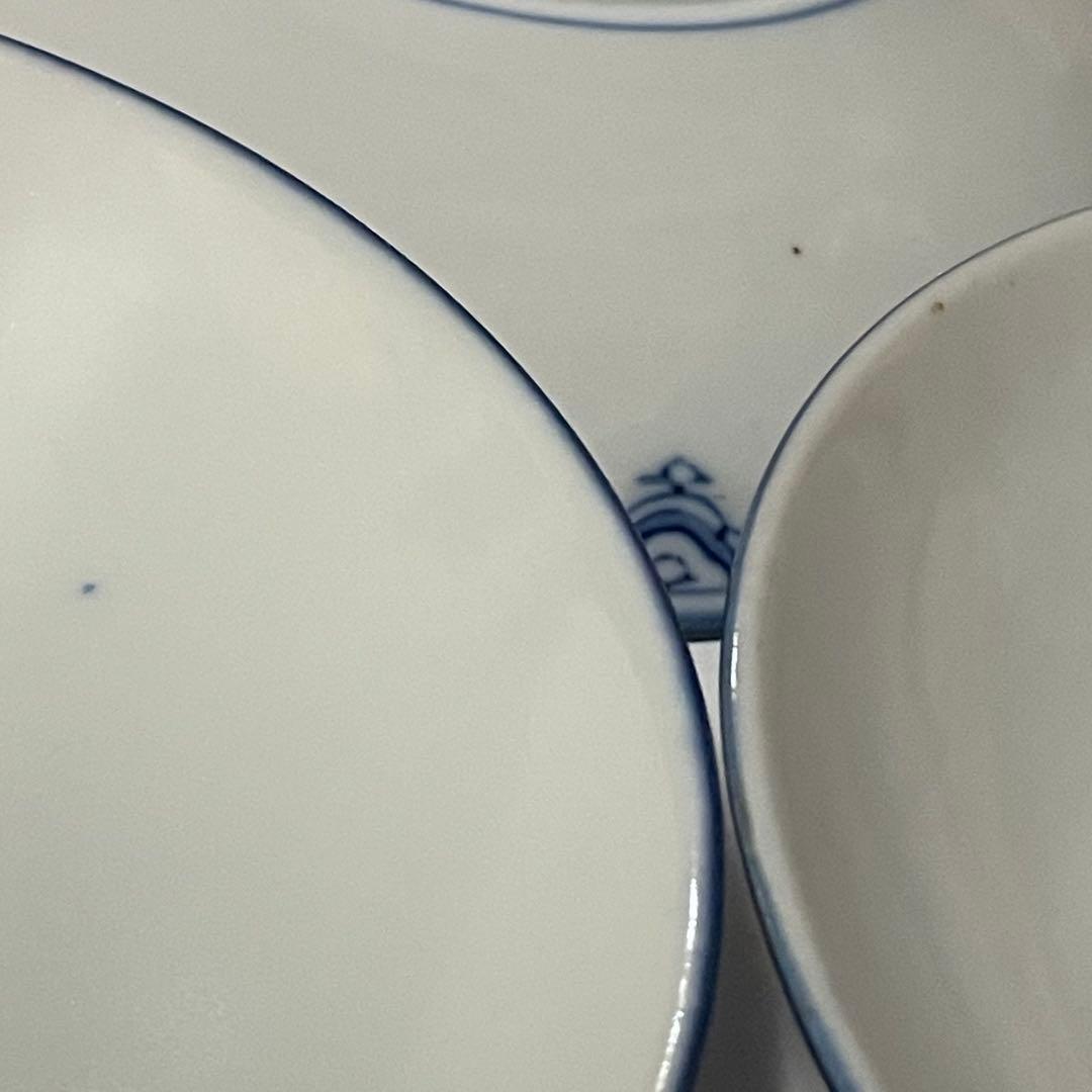 伊万里鍋島焼　唐子柄　蓋つき煮物椀 5客セット