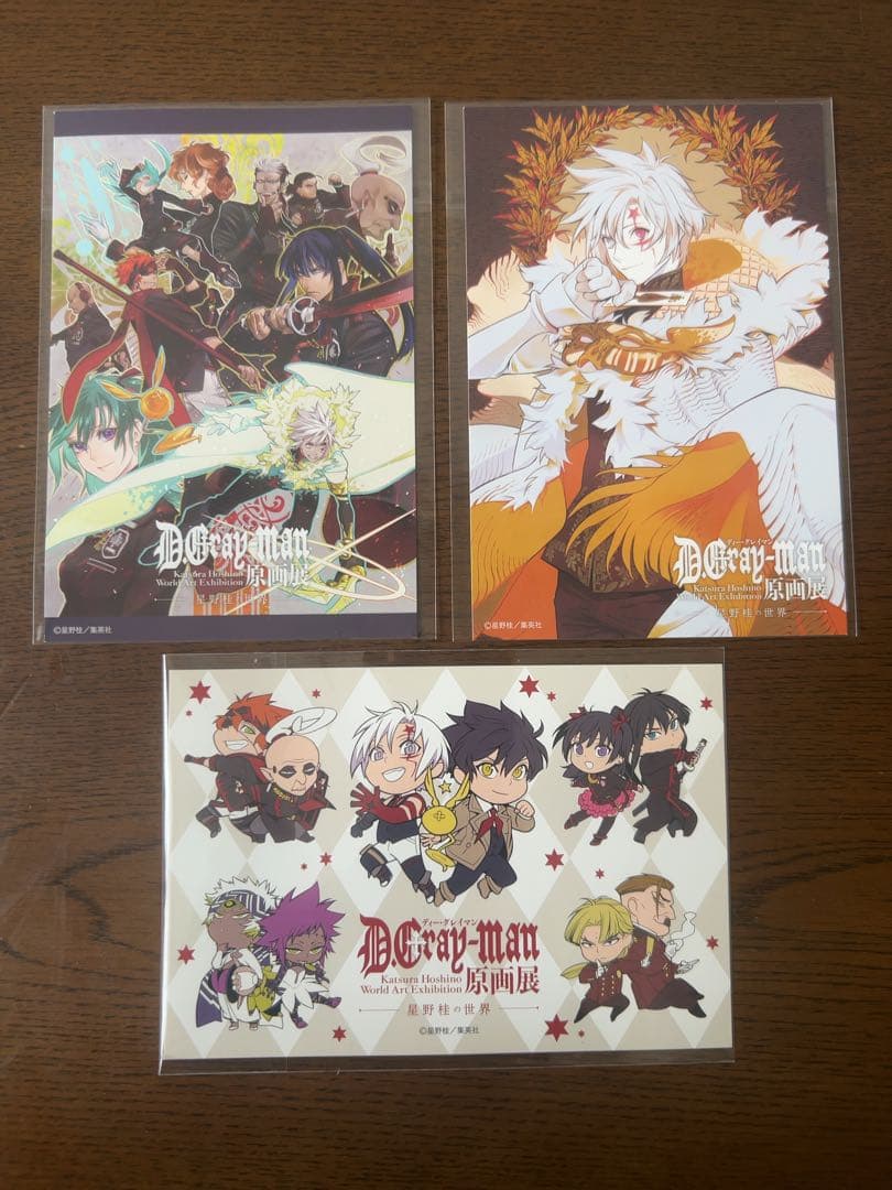 D.Gray-man原画展 公式イラストブック+入場特典3枚セット