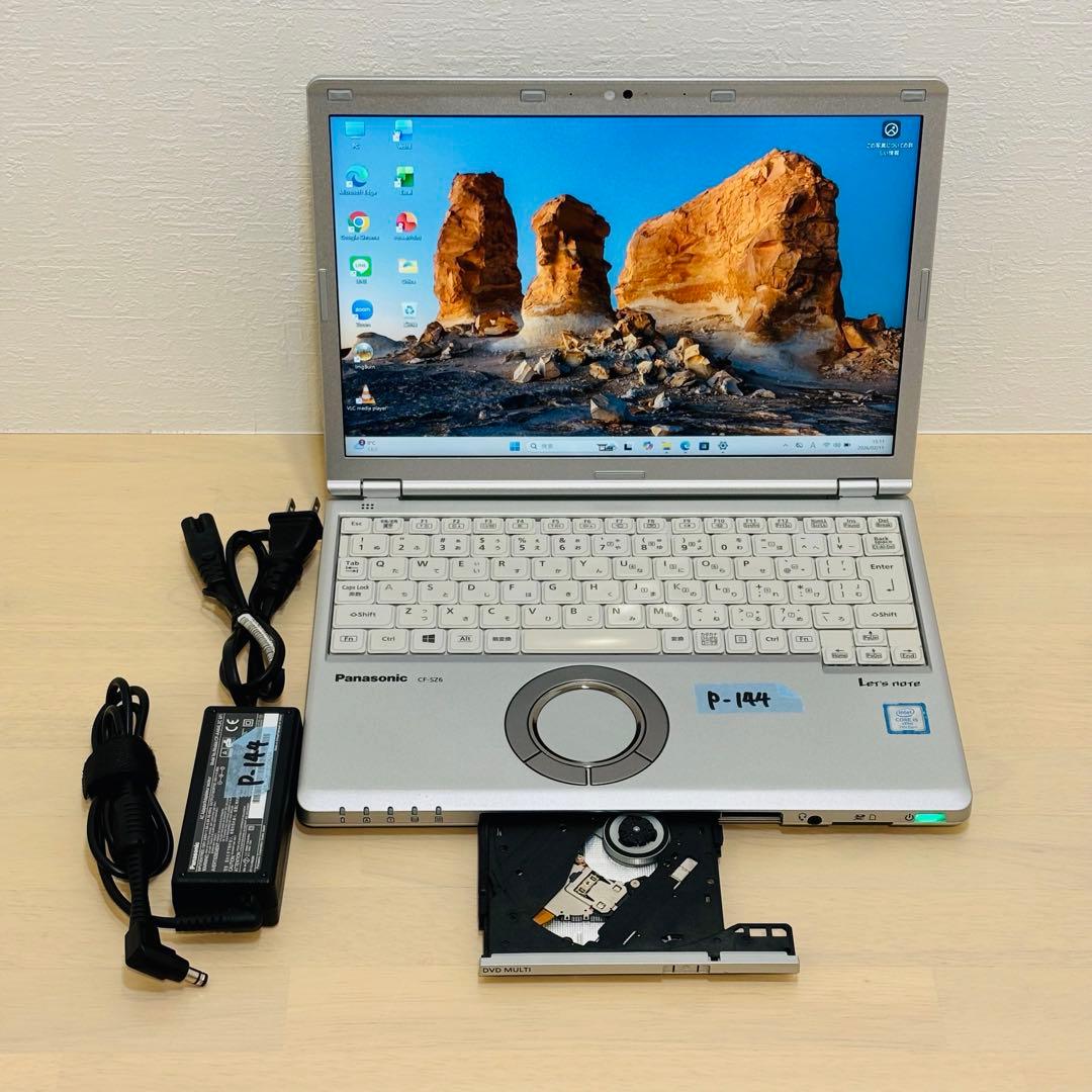 レッツノート PC Windows11 SSD DVD オフィス付き P-144