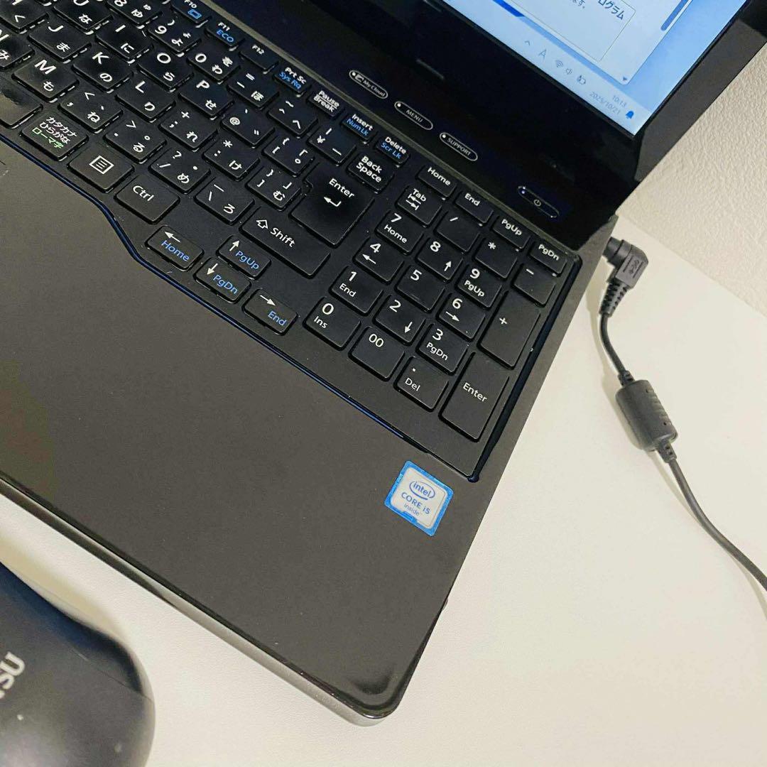 Y869 Fujitsuノートパソコン i5メモリ12G高速 Windows11