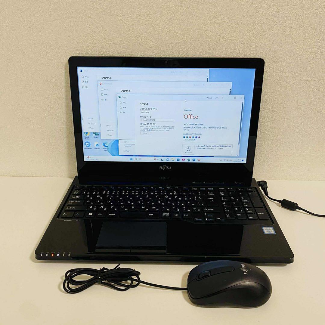 Y869 Fujitsuノートパソコン i5メモリ12G高速 Windows11