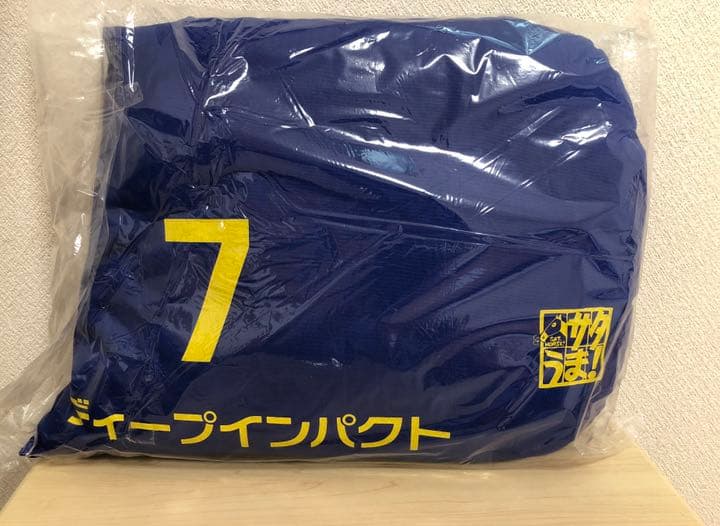 新品　ゼッケン型　クッション　ディープインパクト