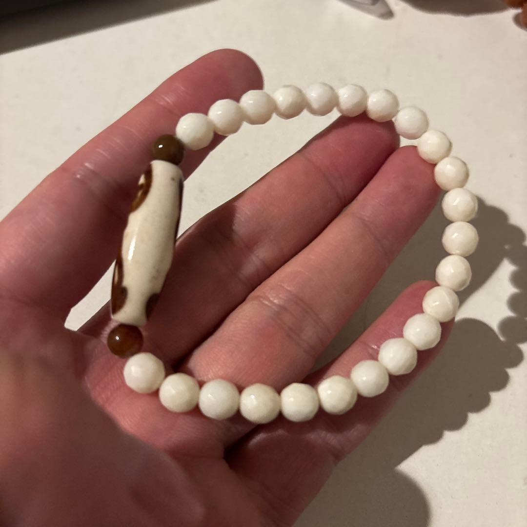 こっれはすっごい！こんなの見たことない！白珊瑚と双弁財天天珠！