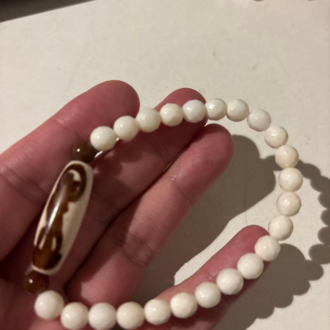 こっれはすっごい！こんなの見たことない！白珊瑚と双弁財天天珠！