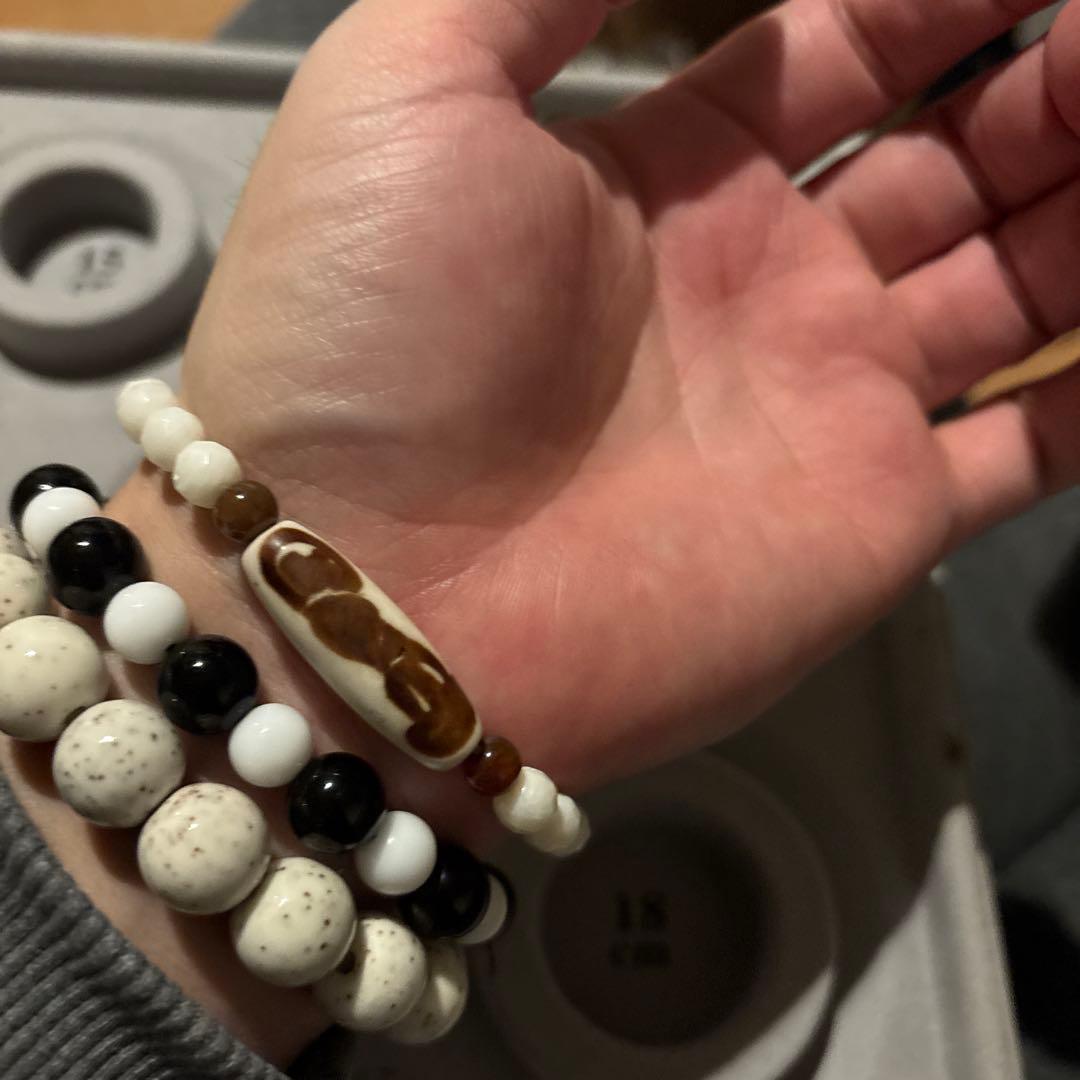 こっれはすっごい！こんなの見たことない！白珊瑚と双弁財天天珠！