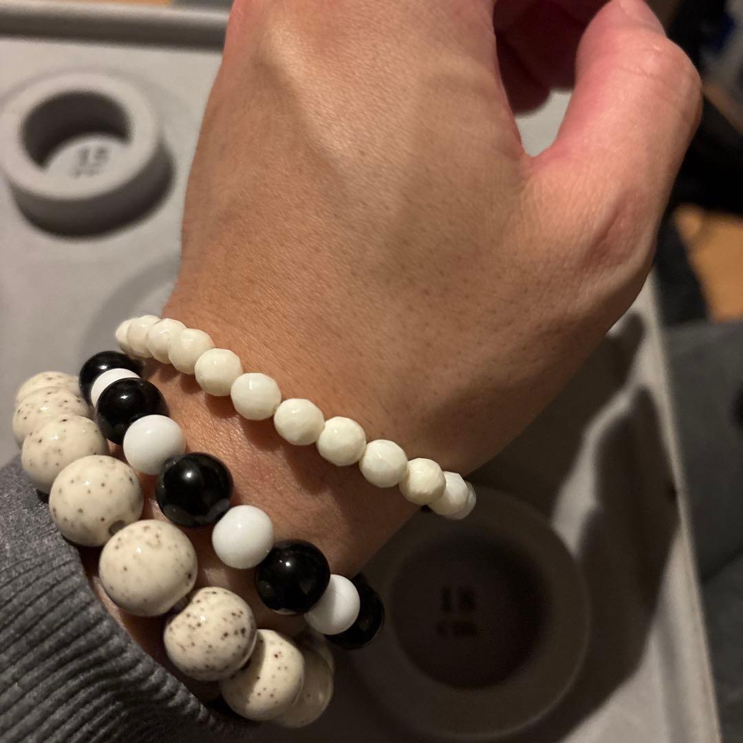 こっれはすっごい！こんなの見たことない！白珊瑚と双弁財天天珠！