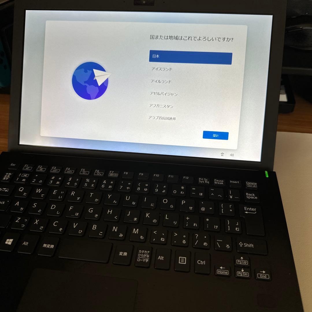 【訳あり】VAIO i5-7200U/8GB/SSD256GB Win11