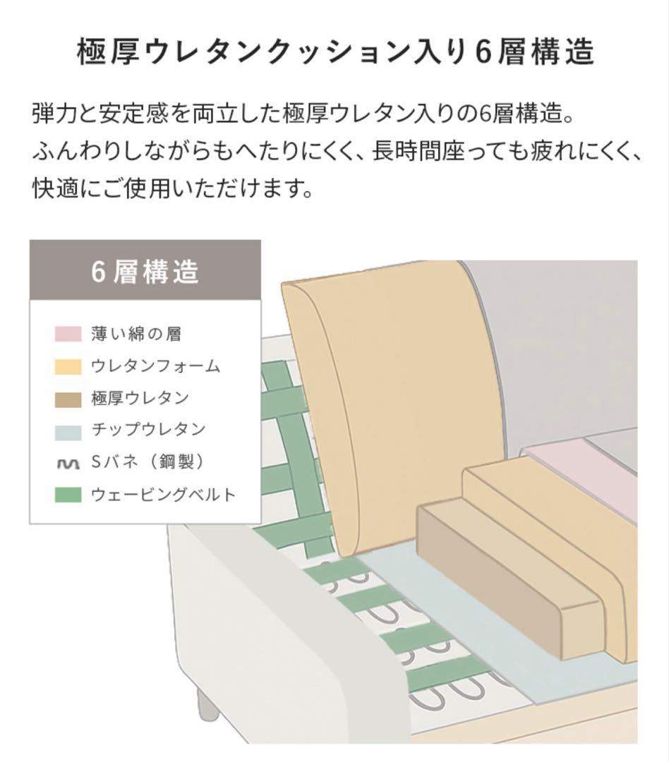 LAURU 【Premiere】2.5人掛けソファ