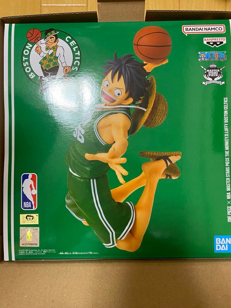 ONE PIECE モンキー・D・ルフィ　NBA ボストン・セルティックス