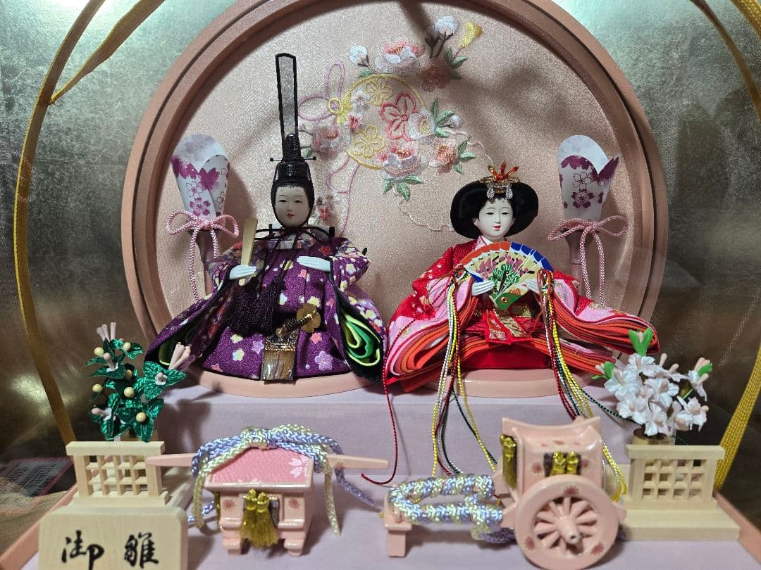 kou【一点限り】雛人形 ケース飾り　K6