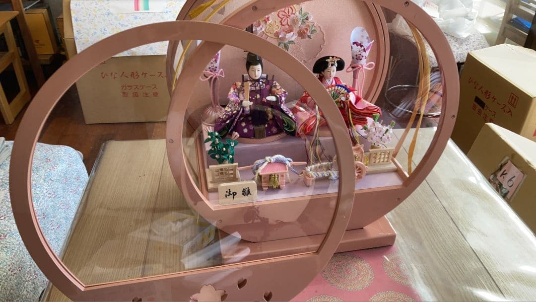 kou【一点限り】雛人形 ケース飾り　K6