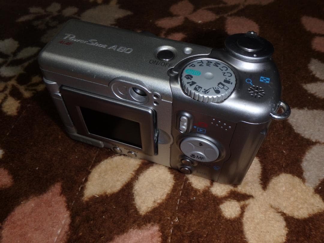動作品 CANON PowerShot A80 デジタルカメラ 乾電池駆動