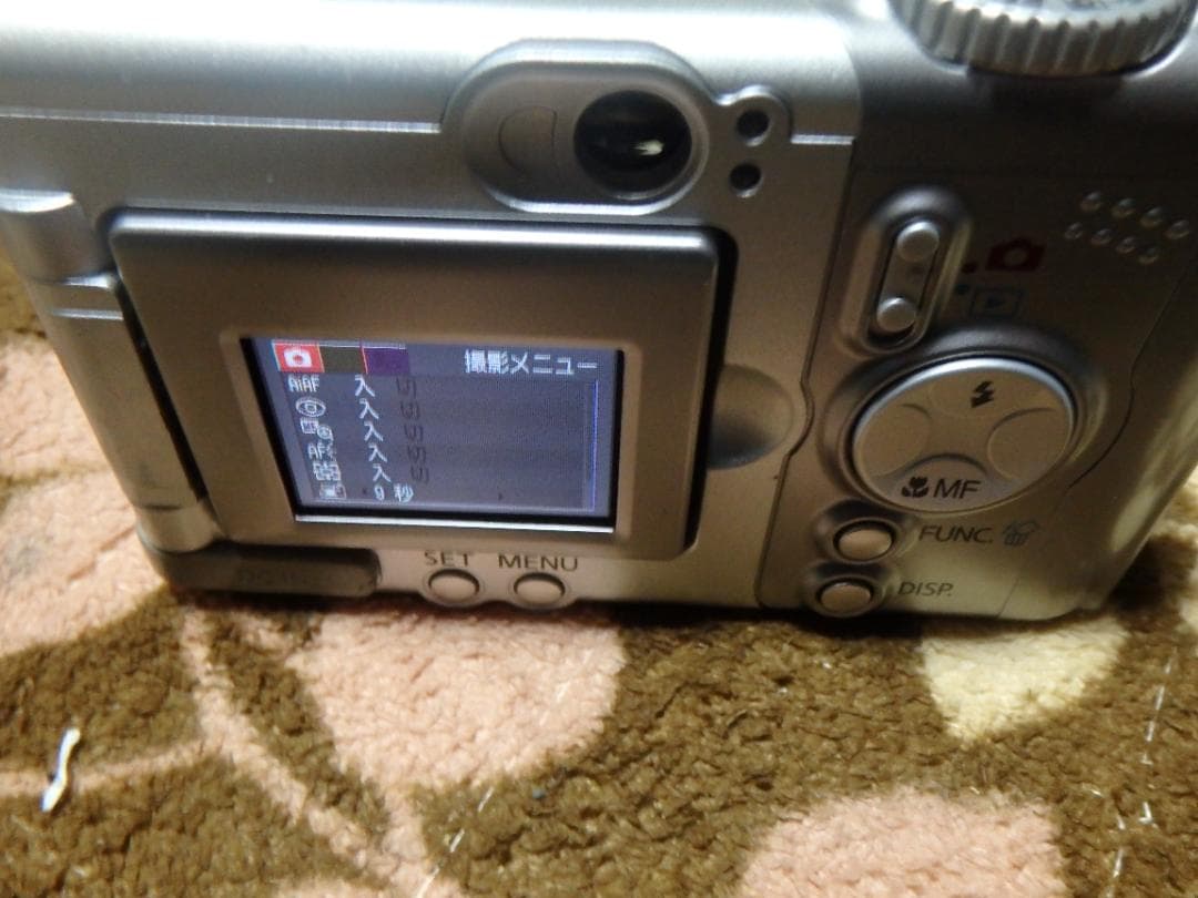 動作品 CANON PowerShot A80 デジタルカメラ 乾電池駆動