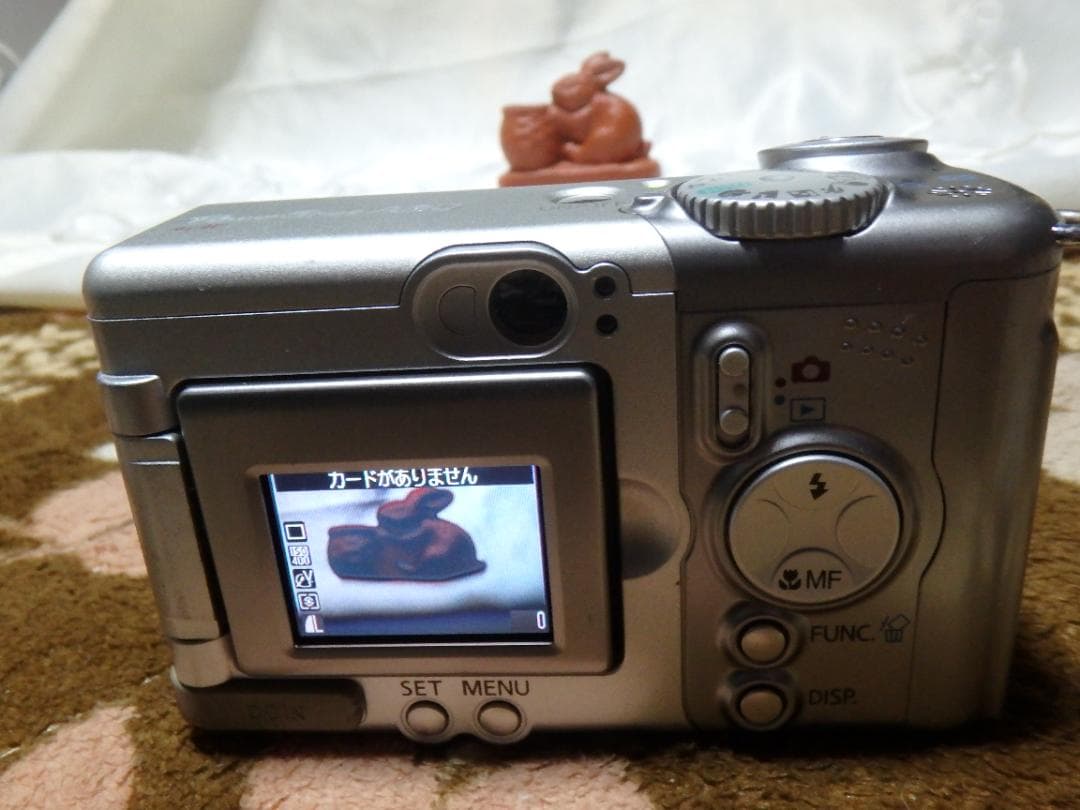 動作品 CANON PowerShot A80 デジタルカメラ 乾電池駆動