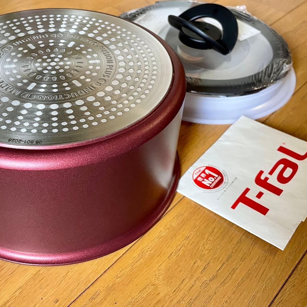 【新品迅速発送】ティファール　モーヴレッド　ソースパン　アンリミテッド6点IH