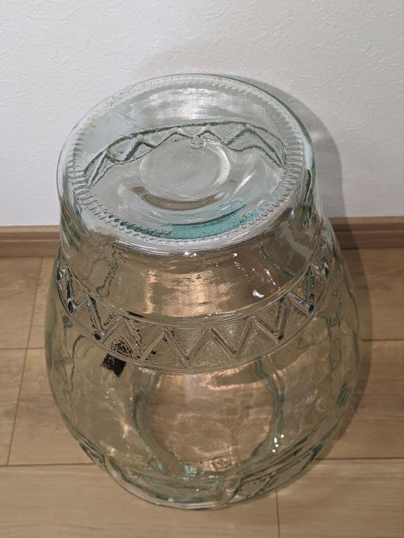 イタリア製 花瓶　ガラスアート 花瓶花器　ヴィンテージ 特大サイズ　インテリア